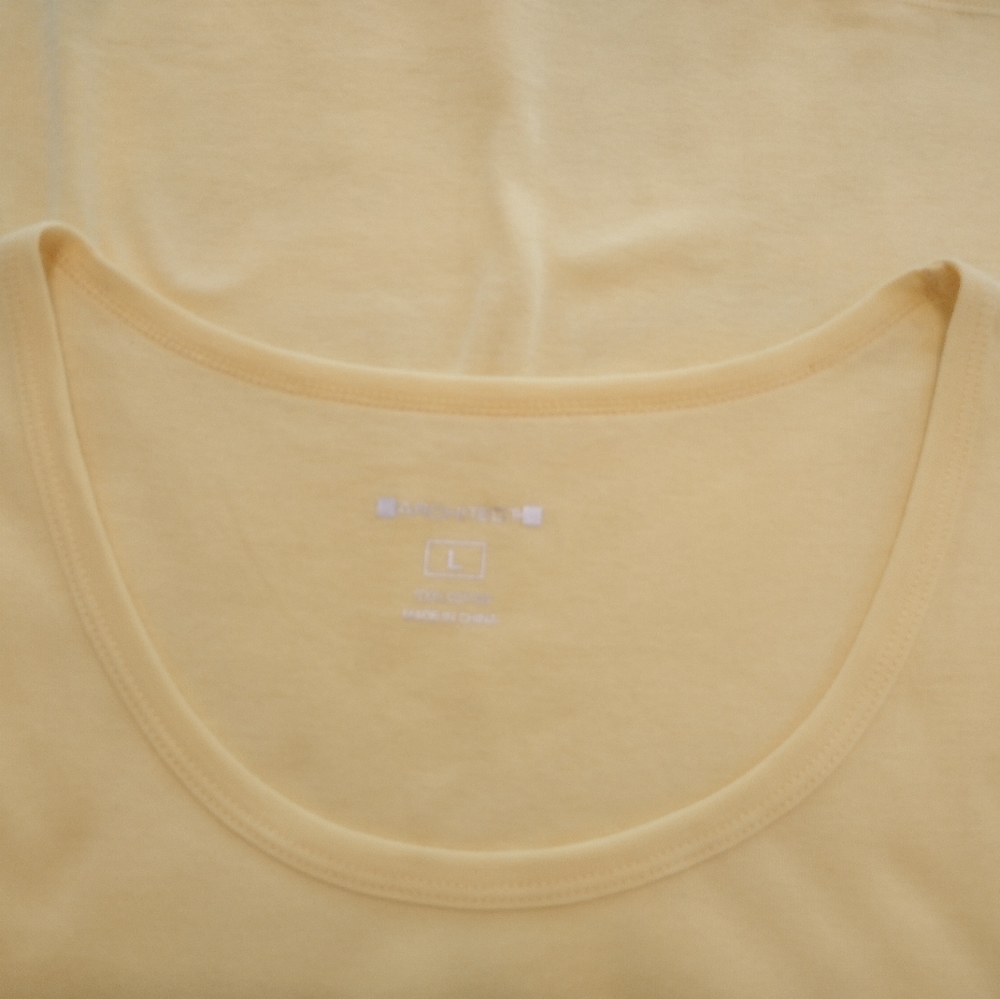 Architect Lg Lemondrop Double Stitch Scoop Neck Cap Sleeve Fitted - Picture 5 of 14